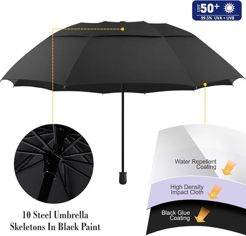 DUOUPA Patio Umbrellas UPF 50+ 360 ° Adjustable Shade Umbrella,Beach Umbrella with Universal Clamp,Beach Clamp on Umbrella,suitable for Patio,beach chairs,golf carts, wheelchairs,carts,bleachers,camping and fishing - Image 4